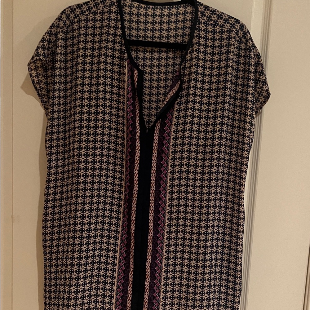 Stylish navy blue and Pink Women's Top